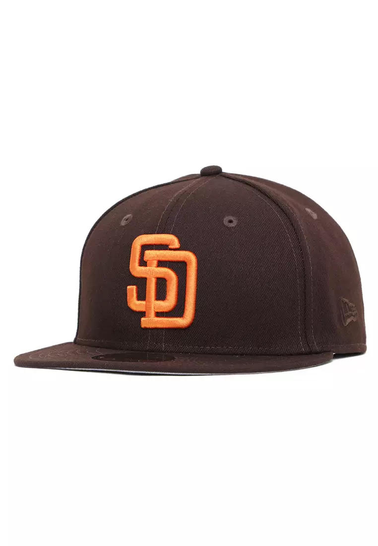 Buy New Era San Diego Padres MLB Cooperstown Orange On Walnut