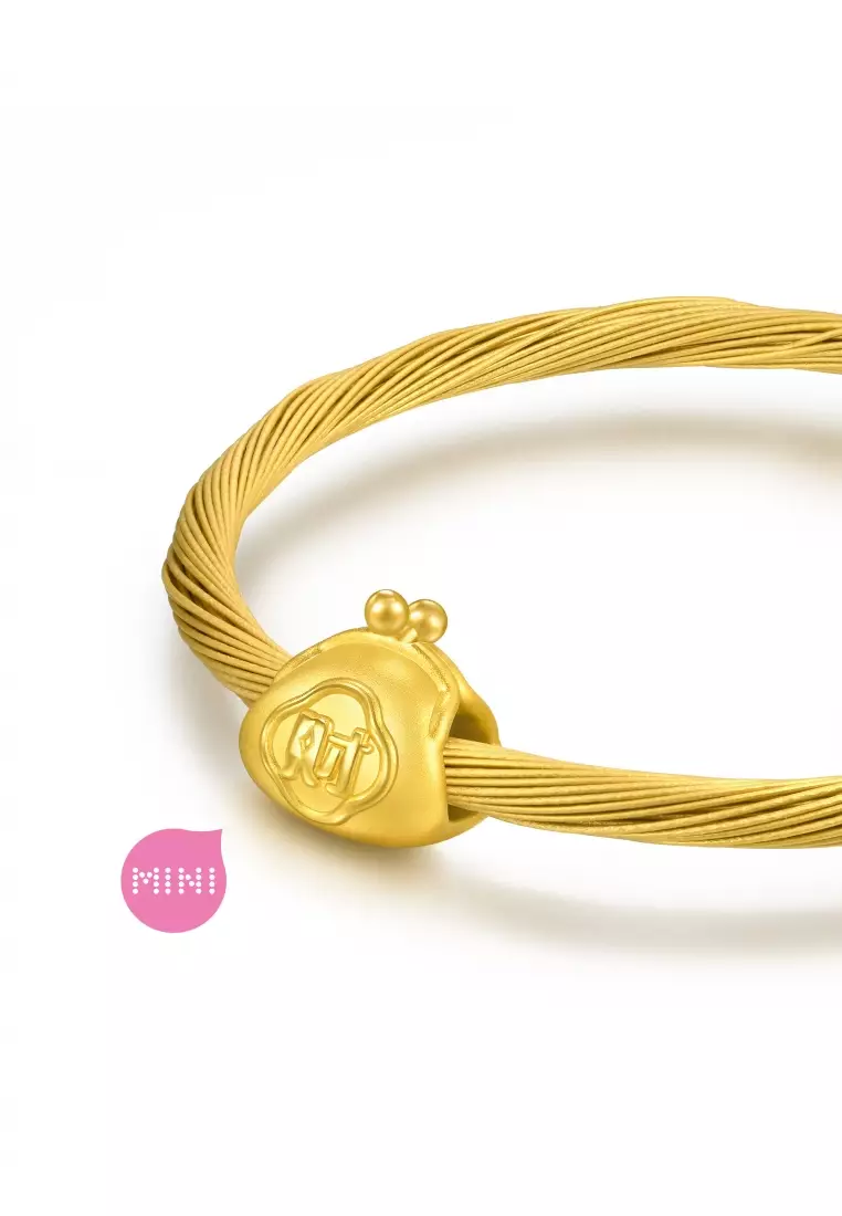 999 24K Chinese Fortune-Attracting Wallet charm  for Women & Men  95930C  (Bracelet not included)