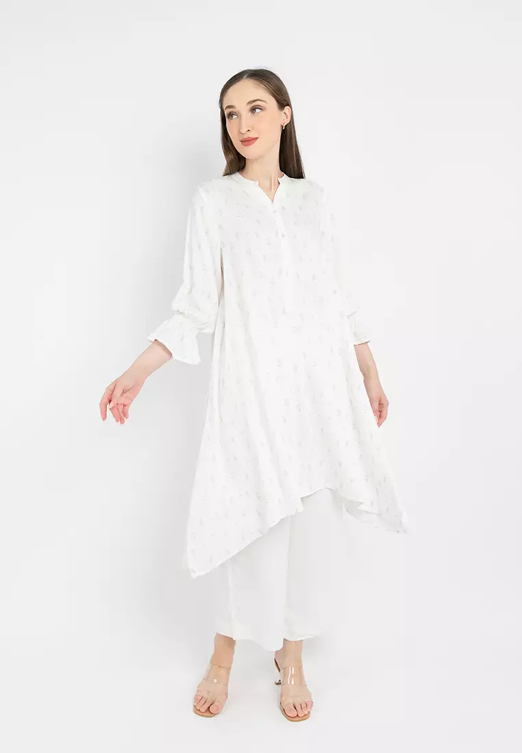 Tunic store dress white