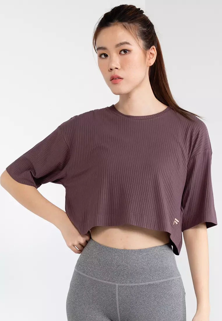 Fila crop top sweater shop