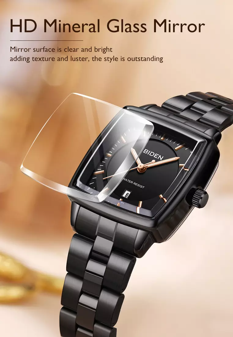 Jam Tangan Wanita Original Full Luminous Kuarsa Fashion Classic Tali Stainless Steel Jam Tangan Cewek allblack