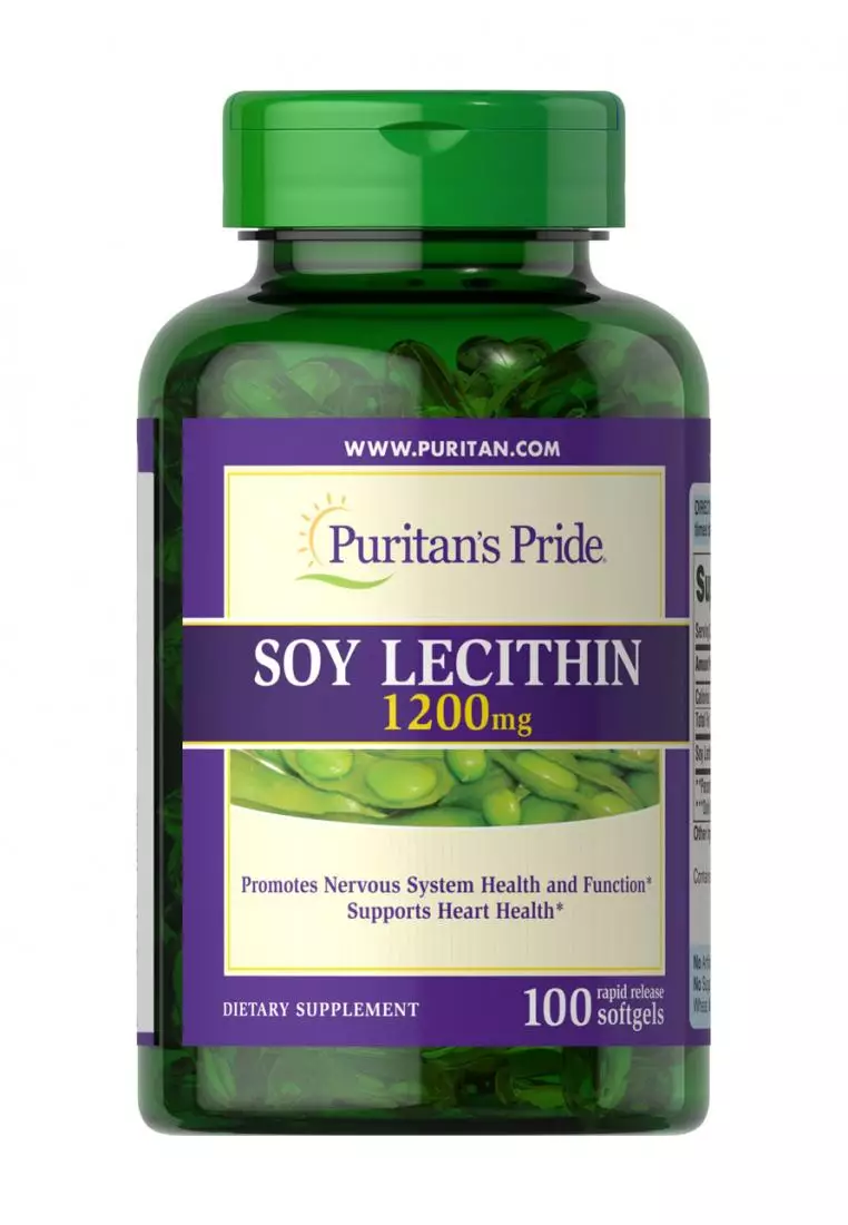 Buy Puritan's Pride Philippines Soy Lecithin 1200 mg 100 softgels 2024