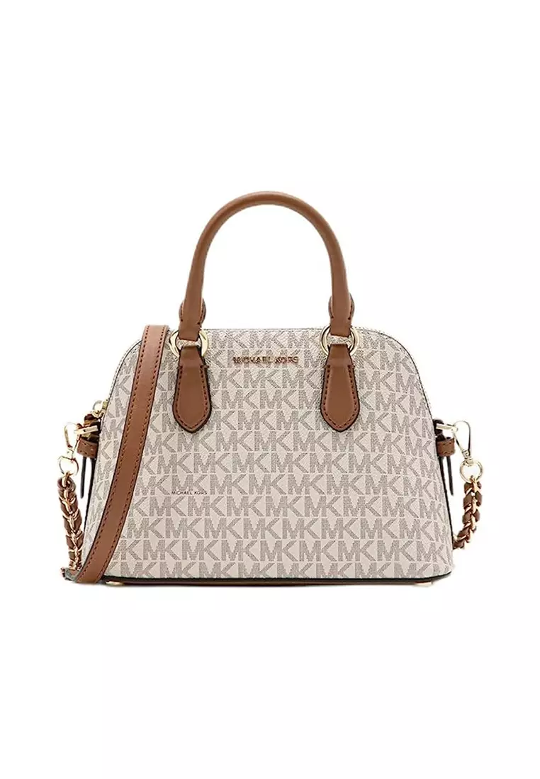 Michael Kors Mirella Small Shopper Crossbody Satchel Handbag Purse  Variations  - Michael Kors bag Mirella Small Crossbody - VANILLA, NATURAL  MULTI, MULBERRY MULTI, BLACK MULTI, BROWN Handle/Strap, Gold Hardware,  VANILLA, NATURAL