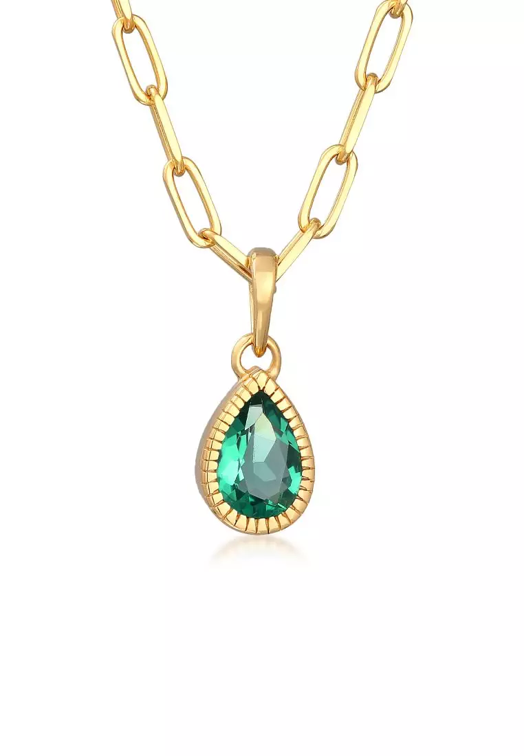 Gemstone clearance chain necklace