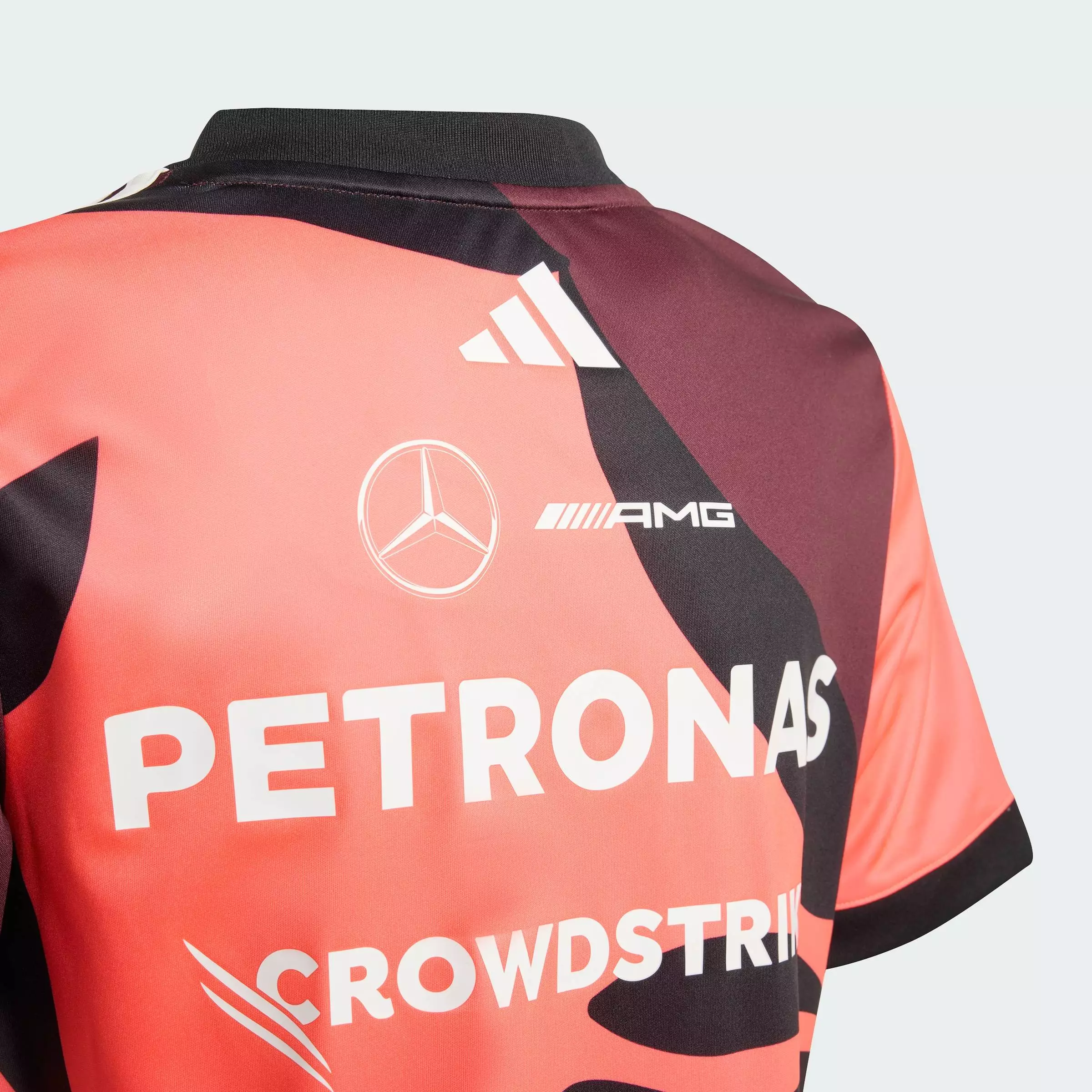 Motorsport Mercedes - AMG Petronas Formula One Team Driver Jersey Summer Pack Kids Unisex Burgundy JZ6209