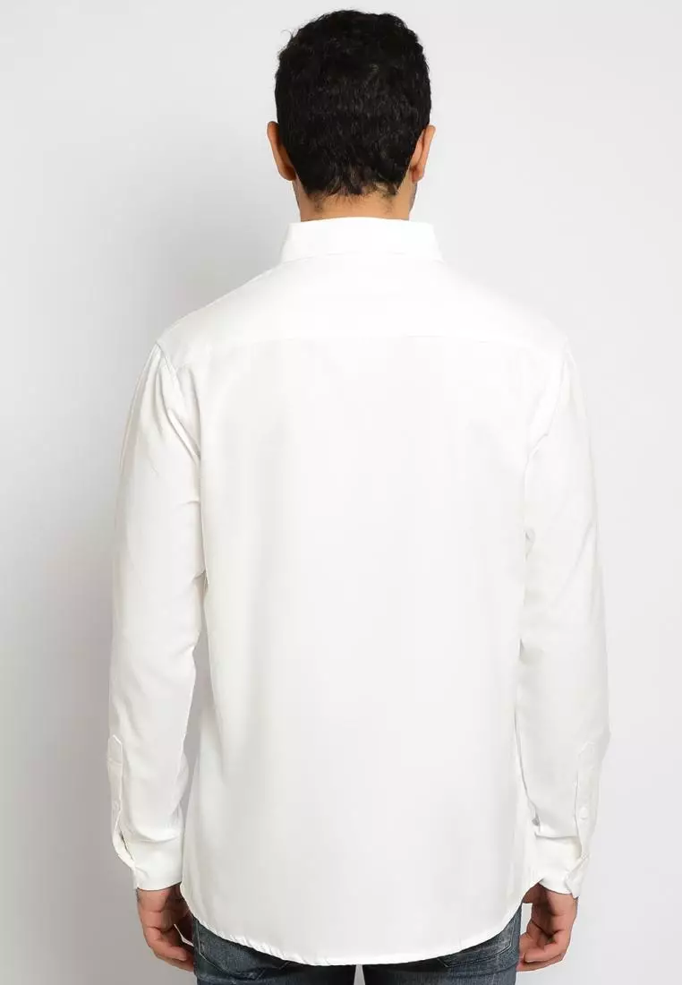 Reguler Fit Oxford White Shirts