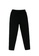 A-IN GIRLS black Elastic Waist Warm Casual Pants (Plus Cashmere) BD751AA7237630GS_5