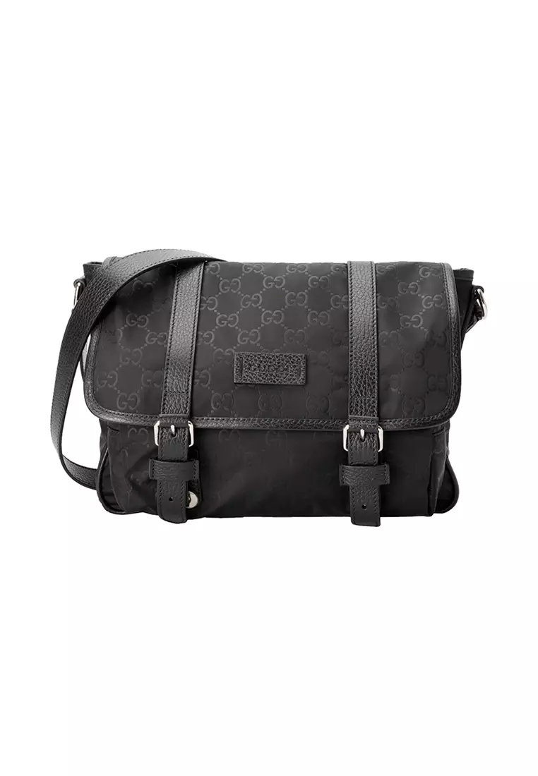 Gucci pouch mens discount black