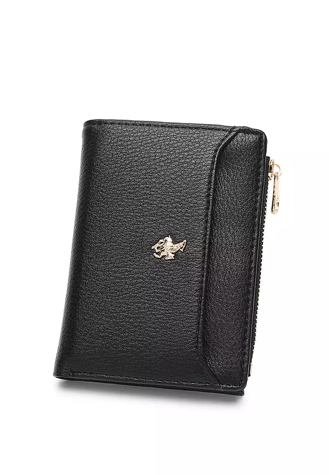 Women's 2 in 1 Purse/Wallet With Coin Compartment - Black