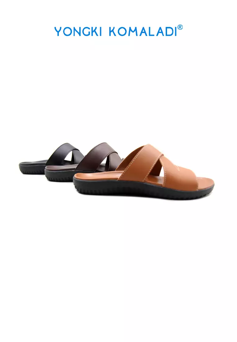 [ ORIGINAL ] YONGKI KOMALADI SANDAL OL-ESRF461-22 TAN