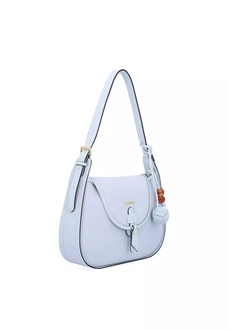 Sora Charm Shoulder Bag - Light Blue