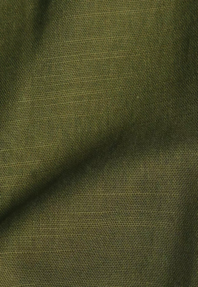 Crocodile POLI Long Green 106 - Men Shirt Kemeja Lengan Panjang Original - Relax Fit