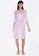 ZALORA BASICS pink Puff Sleeves Knee Length Dress 52321AA099F268GS_4