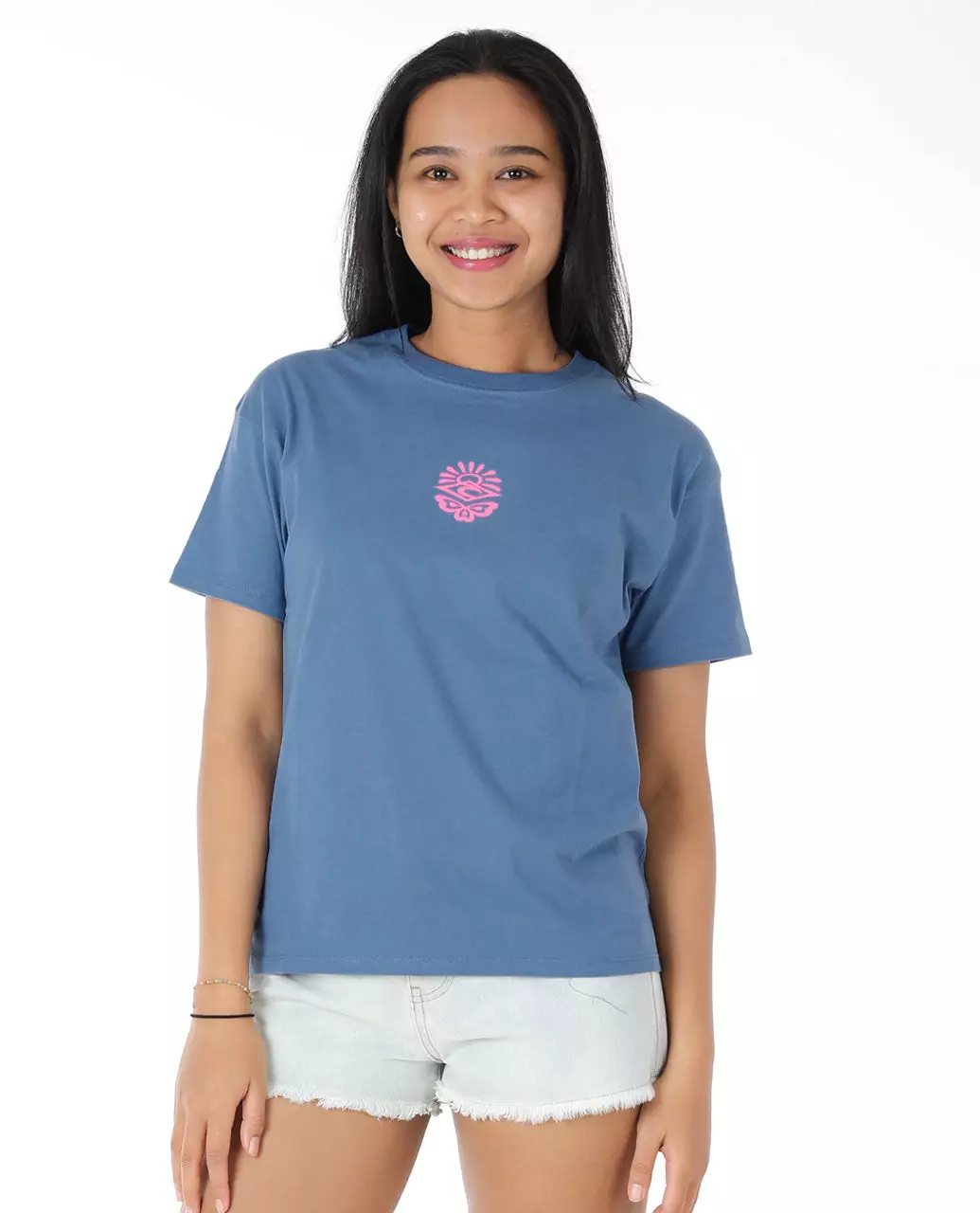 Rip Curl Women Icons Of Surf Relaxed Tee - Moonlight Blue