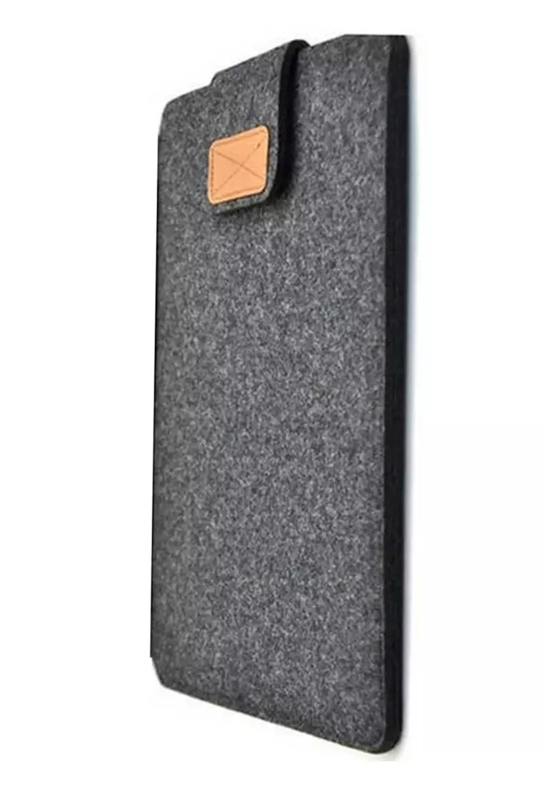 Quenty Felt Sleeve Case Laptop Carrying Case Fits In A Bag Size 11 Inch Material Wool ORIGINAL - Dark Gray