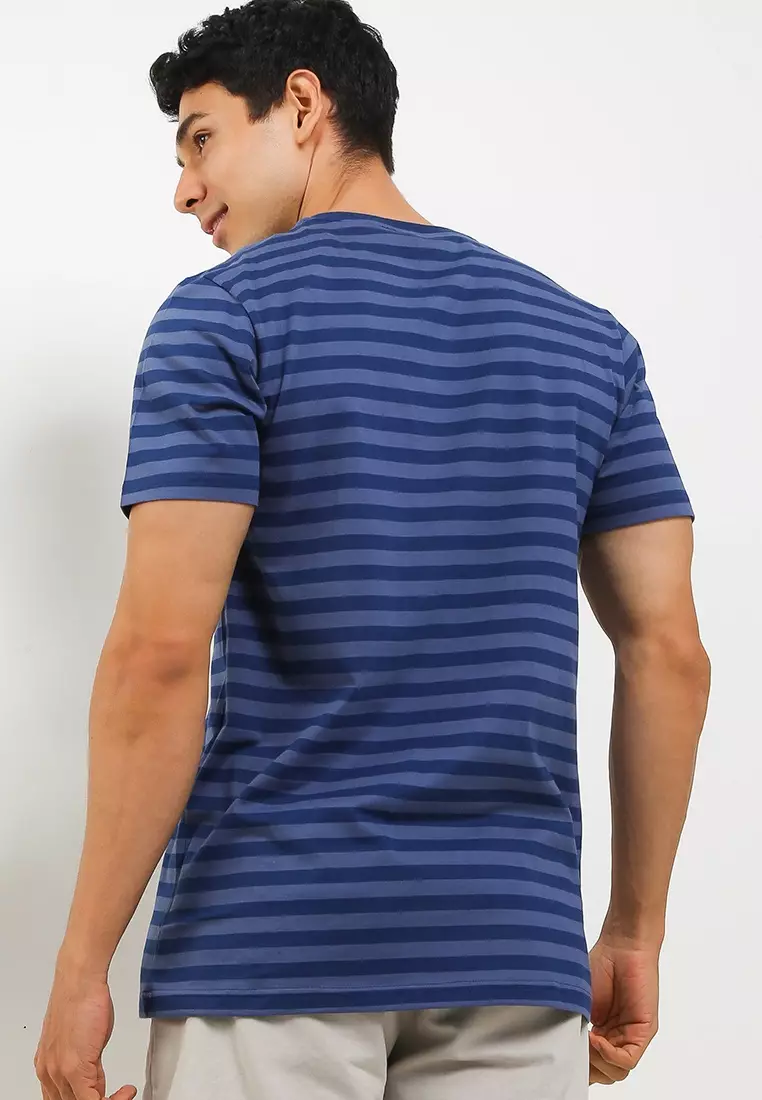 Sharks - Stripes Inspiration Tshirt - Blue [SGB1R0736]