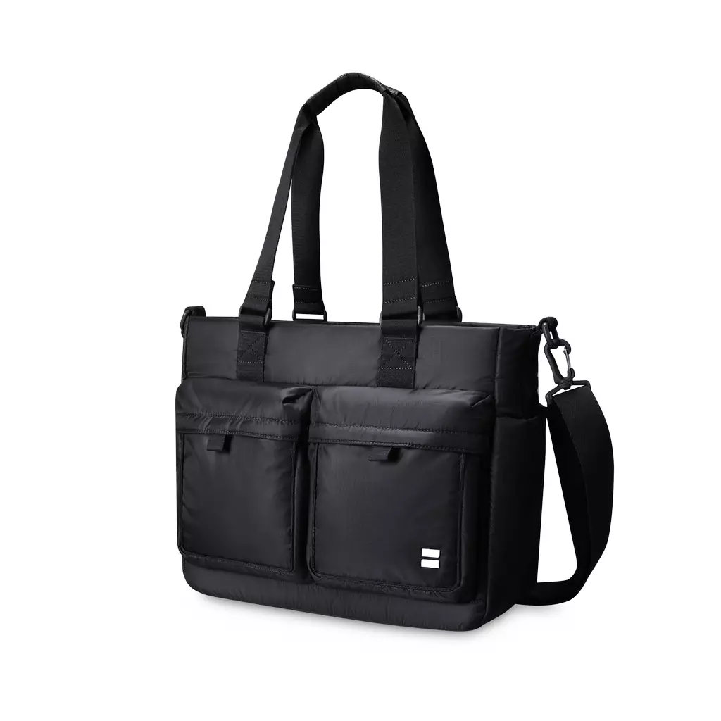 Oblivate Laptop Shoulder Bag 14-Inch Tas Selempang Kerja Kuliah Sekolah Praktis 17 L - Hitam