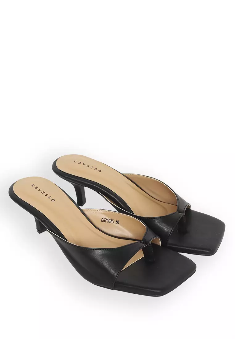 Cavasso Rossa Heels Black