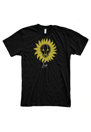 MRL Prints black Zodiac Sign Leo T-Shirt Customized AF61EAA94AEE69GS_1