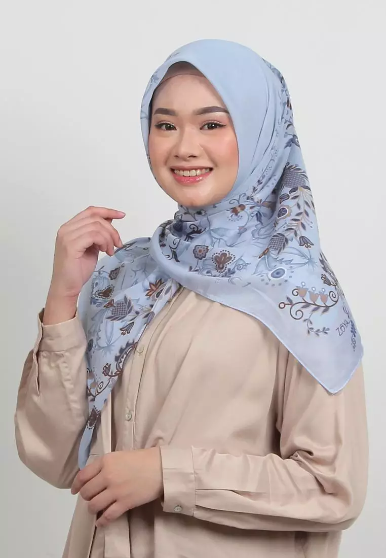 jilbab segiempat motif