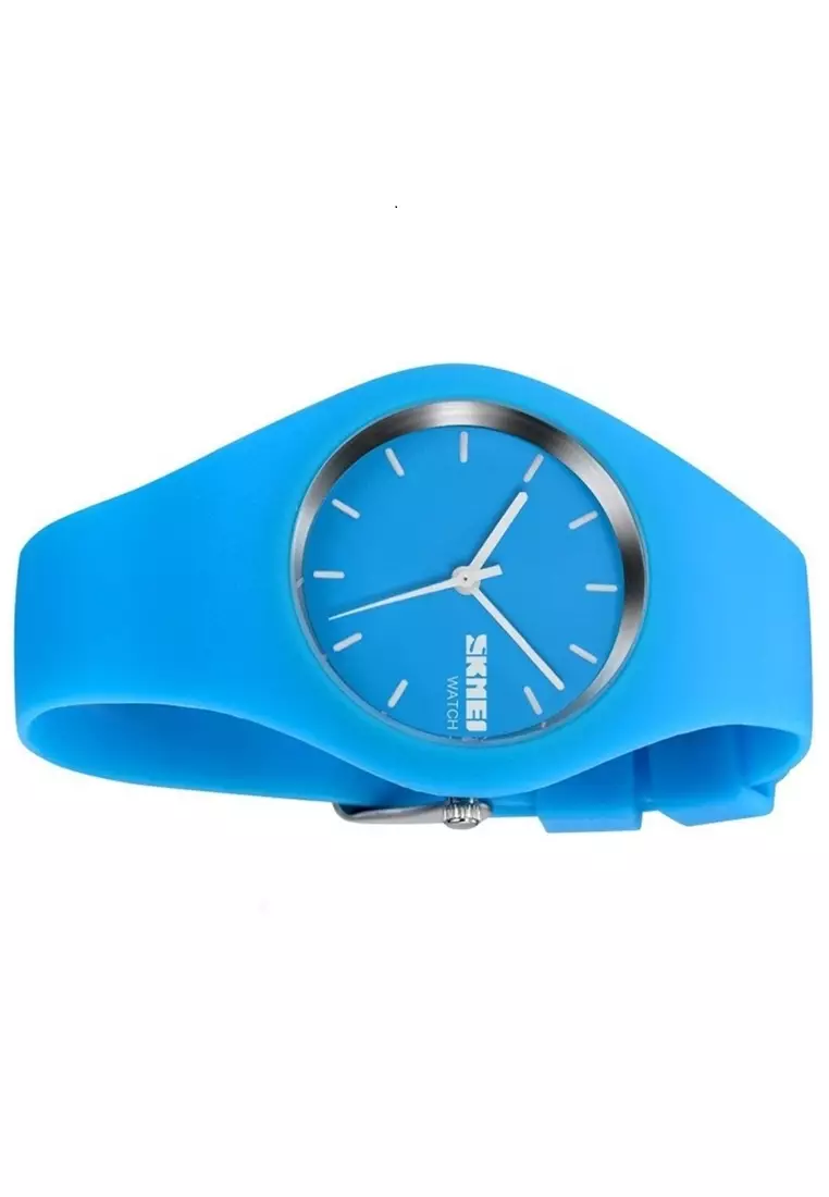 Jam Tangan Kasual Analog Wanita Waterproof Strap Tali Material Silicone SS11 ORIGINAL