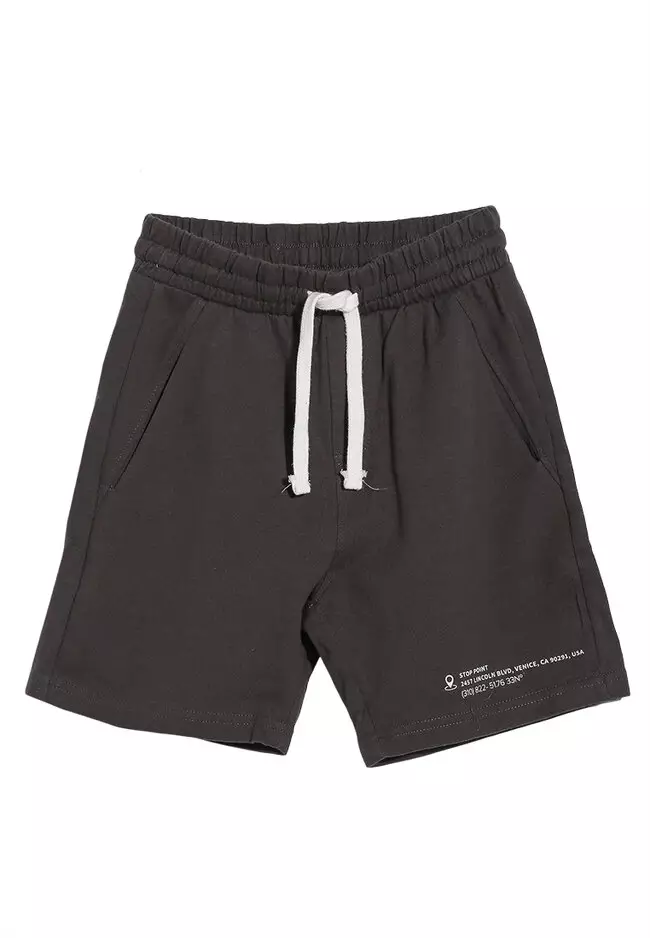 French Terry Bermuda Shorts