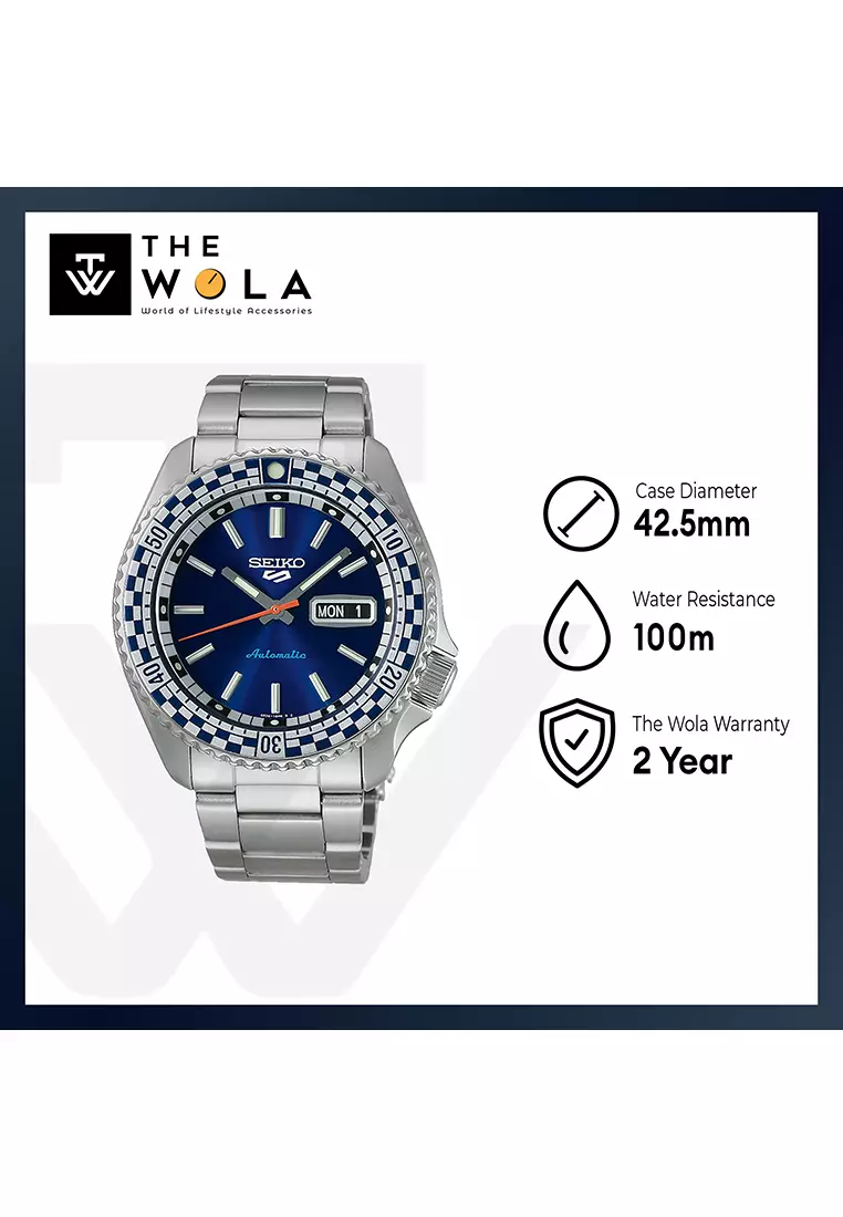 Special Edition Men Automatic Diver Watch SRPK65K1 Silver Stainless Steel Strap