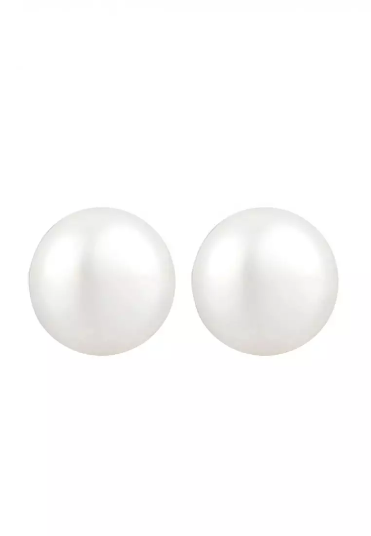Anting Perhiasan Perak 925 Wanita Stud Mutiara