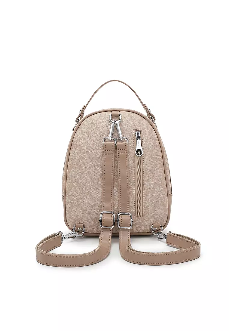 Women's Mini Backpack (Tas Ransel Wanita & Tas Punggung Wanita) - Krem