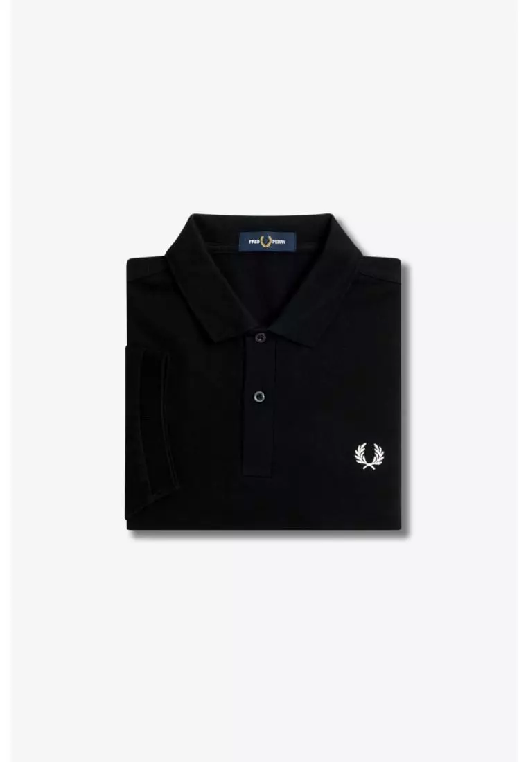 Fred Perry M6000 The Twin Tipped Fred Perry Shirt (Black / White)
