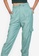 ZALORA BASICS green Thick Cuff Detail Pants 0BD27AA15F5C70GS_3