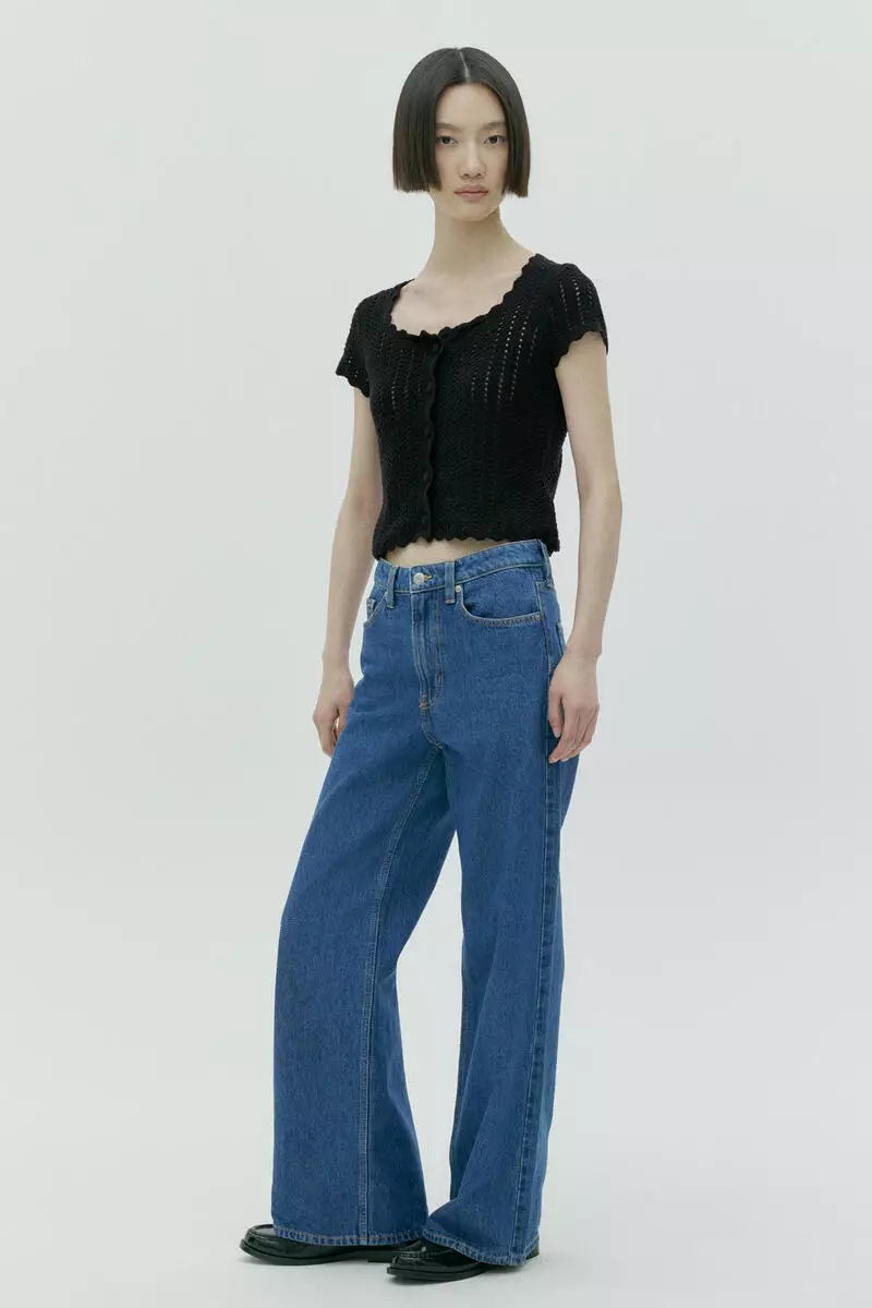 Short-sleeved cardigan