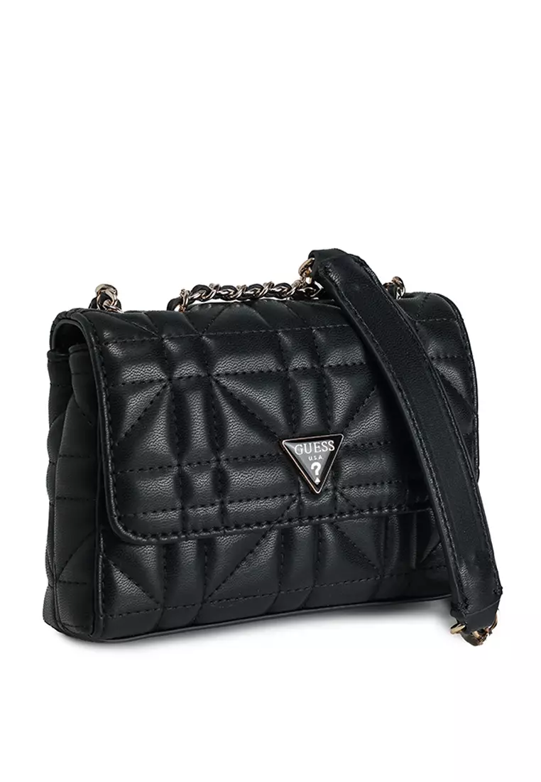 ショルダーバッグ・ポシェット Guess EDITAEDITA Quilted Mini Crossbody Flap Bag HP1A3A35 611xjAVOj8L._UY900_.jpg