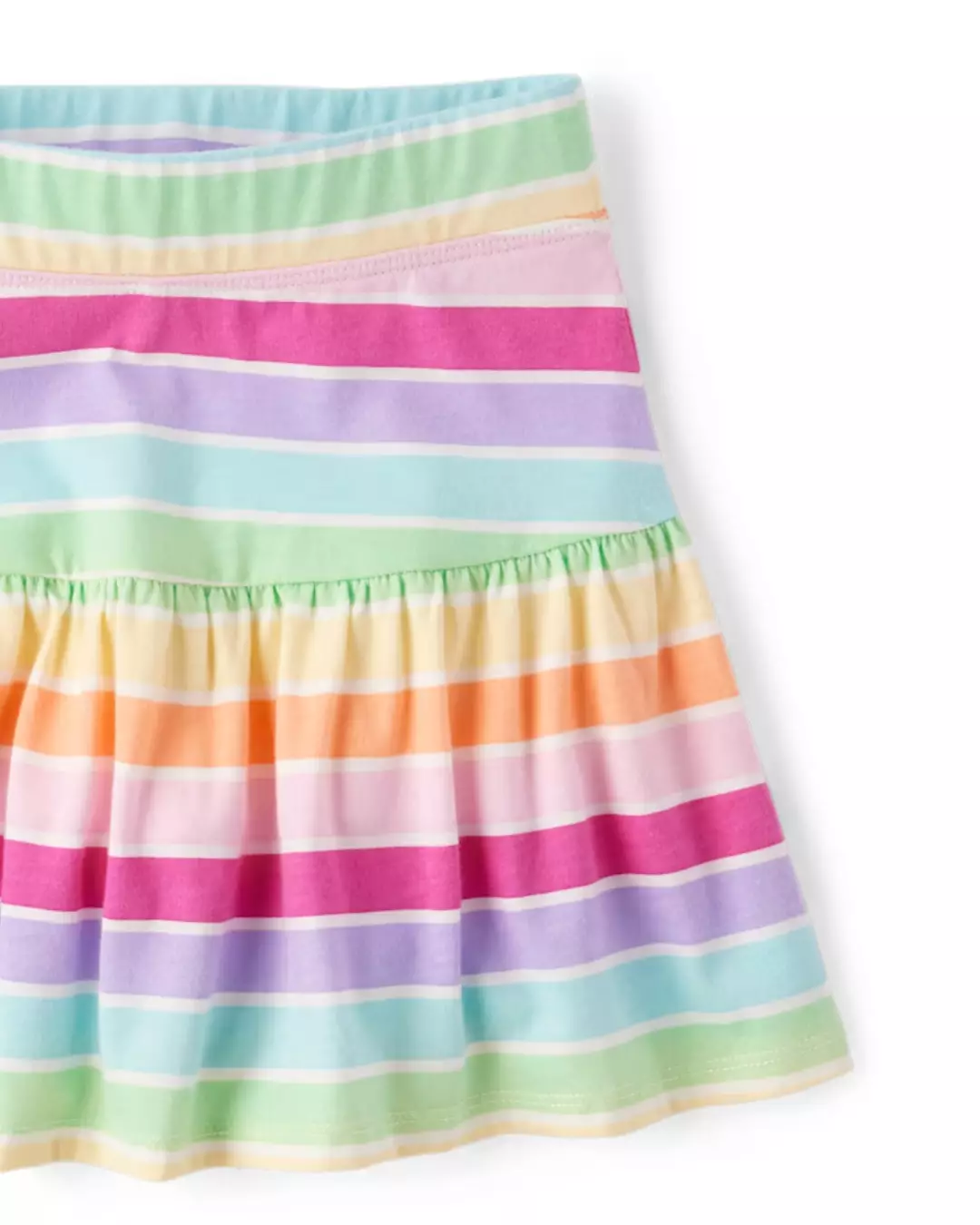 Girls Print Tiered Skort - Rok Celana Anak Perempuan (Pink)