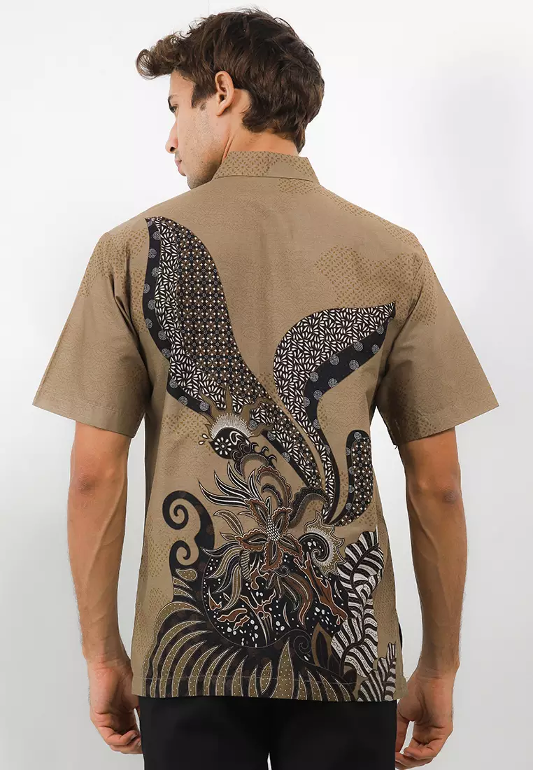 Dillan Shirt Kemeja Batik Katun Lengan Pendek