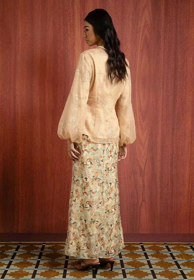 ELLIE KURUNG PEPLUM SET