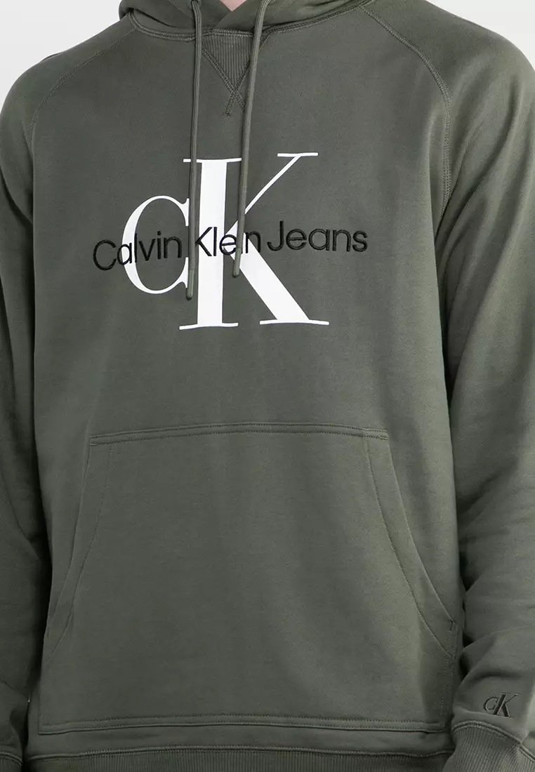 Buy Calvin Klein Long Sleeve Relaxed Monologo Hoodie - Calvin Klein Jeans  2024 Online | ZALORA Singapore