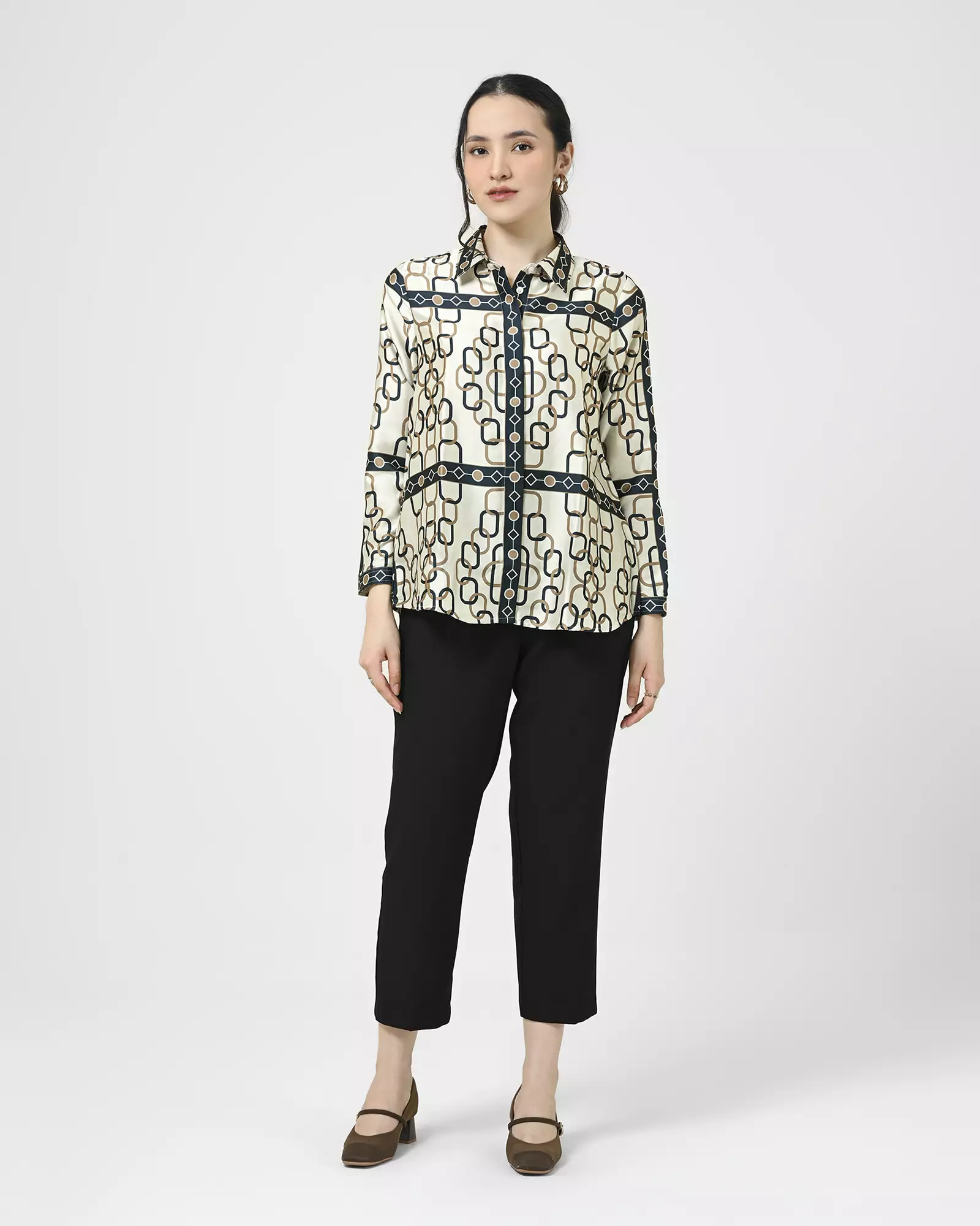 Geulis.id SHERLYN SHIRT - Gold