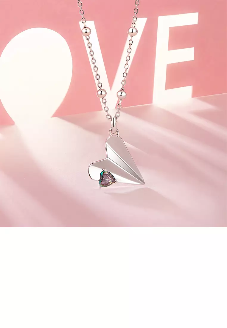 Buy SOEOES 925 Sterling Silver Fashion and Creative Heart-shaped