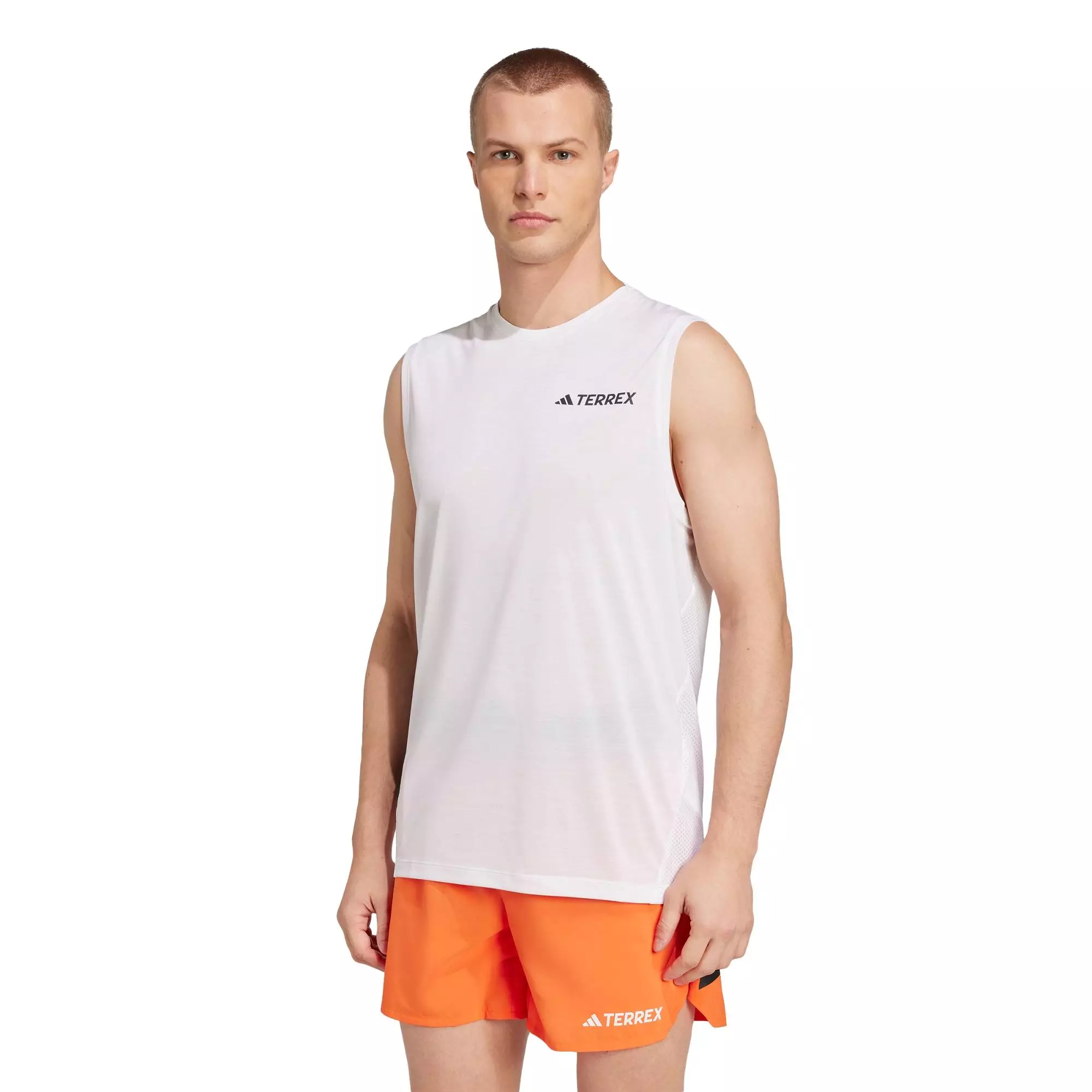 Hiking Terrex Xperior Climacool+ Tank Top Men White JN8146