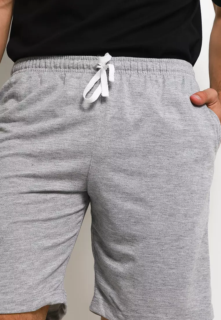 Cotton Well Sweat Short French Terry Celana Pendek Sporty Santai Polos