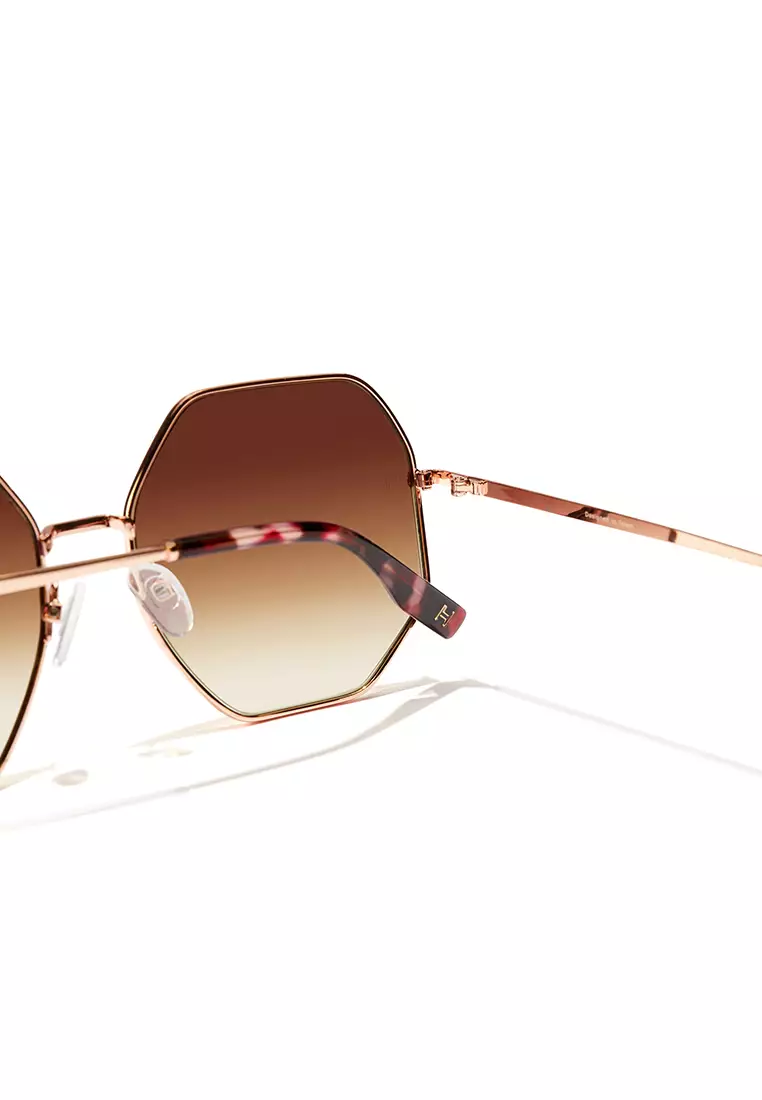 HAWKERS Rose Gold Earth Lumina Sunglasses For Women, Female. Official Product Designed In Spain