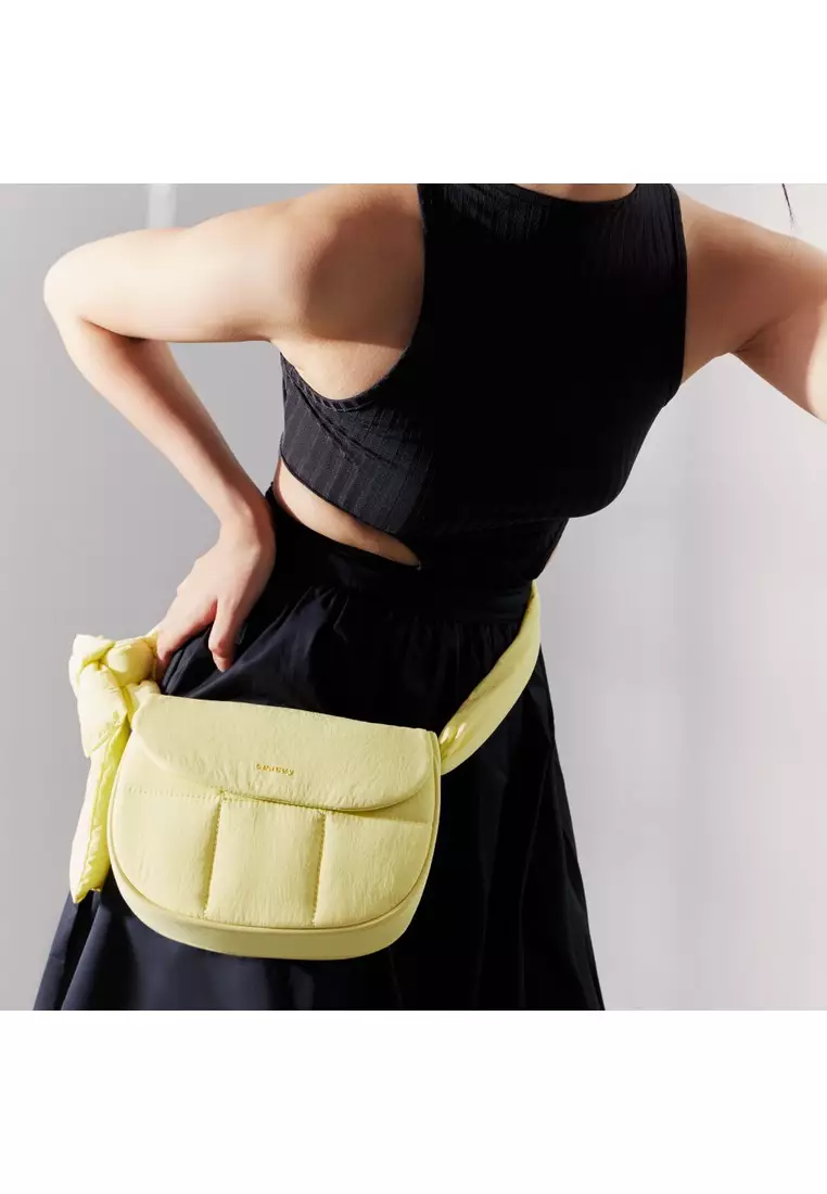 Tracey Poppin' Puffy Messenger Flap Shoulder Sling Bag