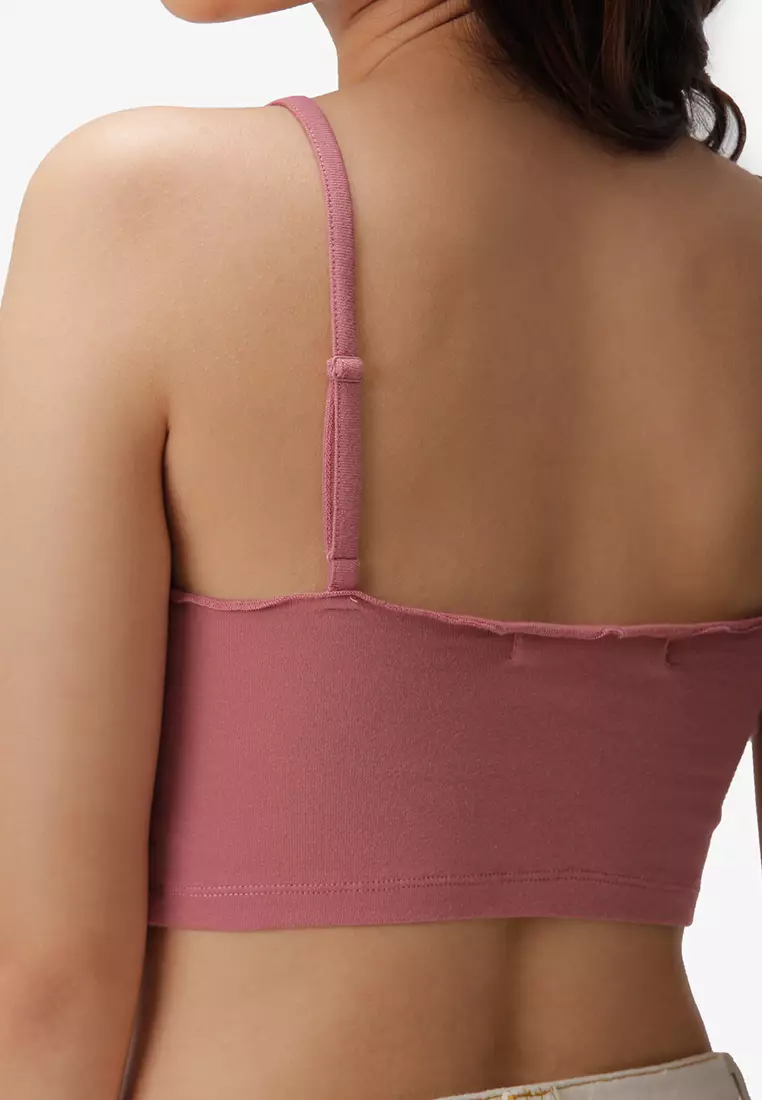 Bandeau Bra Top With Ruching