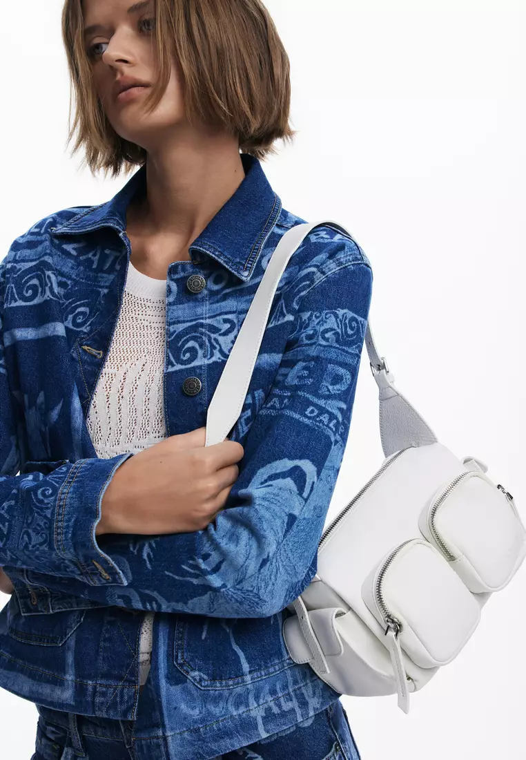 Mini leather pocket bag