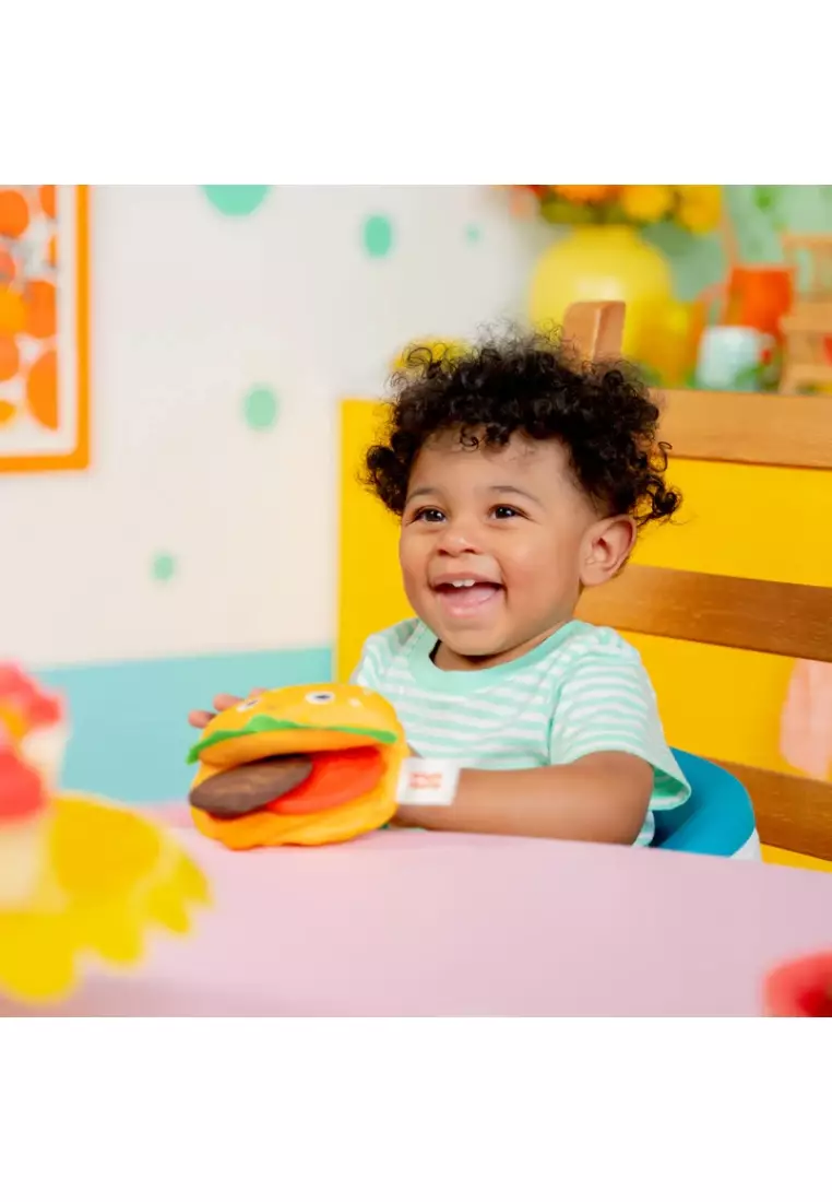 Say Cheese Burger Plush Teether