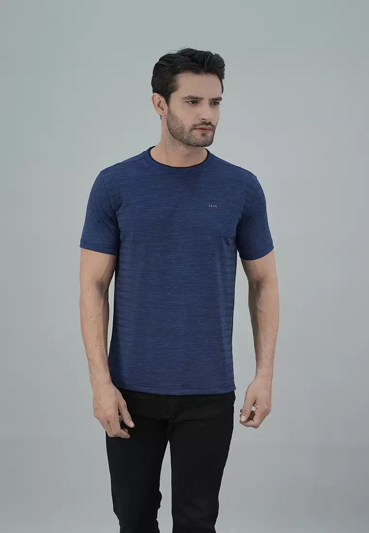 LGS - Kaos Olahraga Quick Dry - Slim Fit - Warna Variasi - Running - Tenis - Katun Nyaman