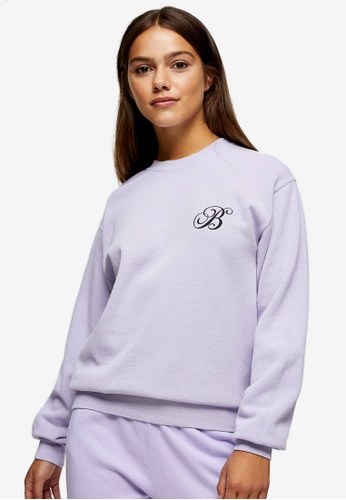 Topshop split hem sweatshirt hot sale