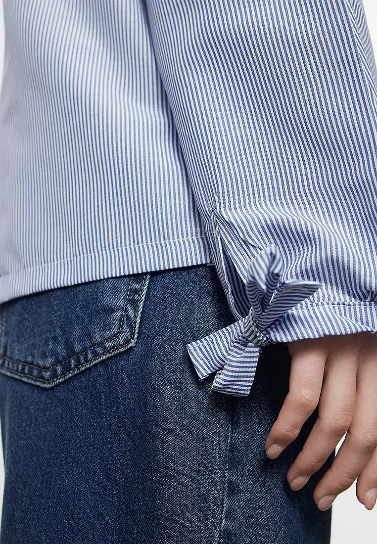 Relaxed Poplin Blouse