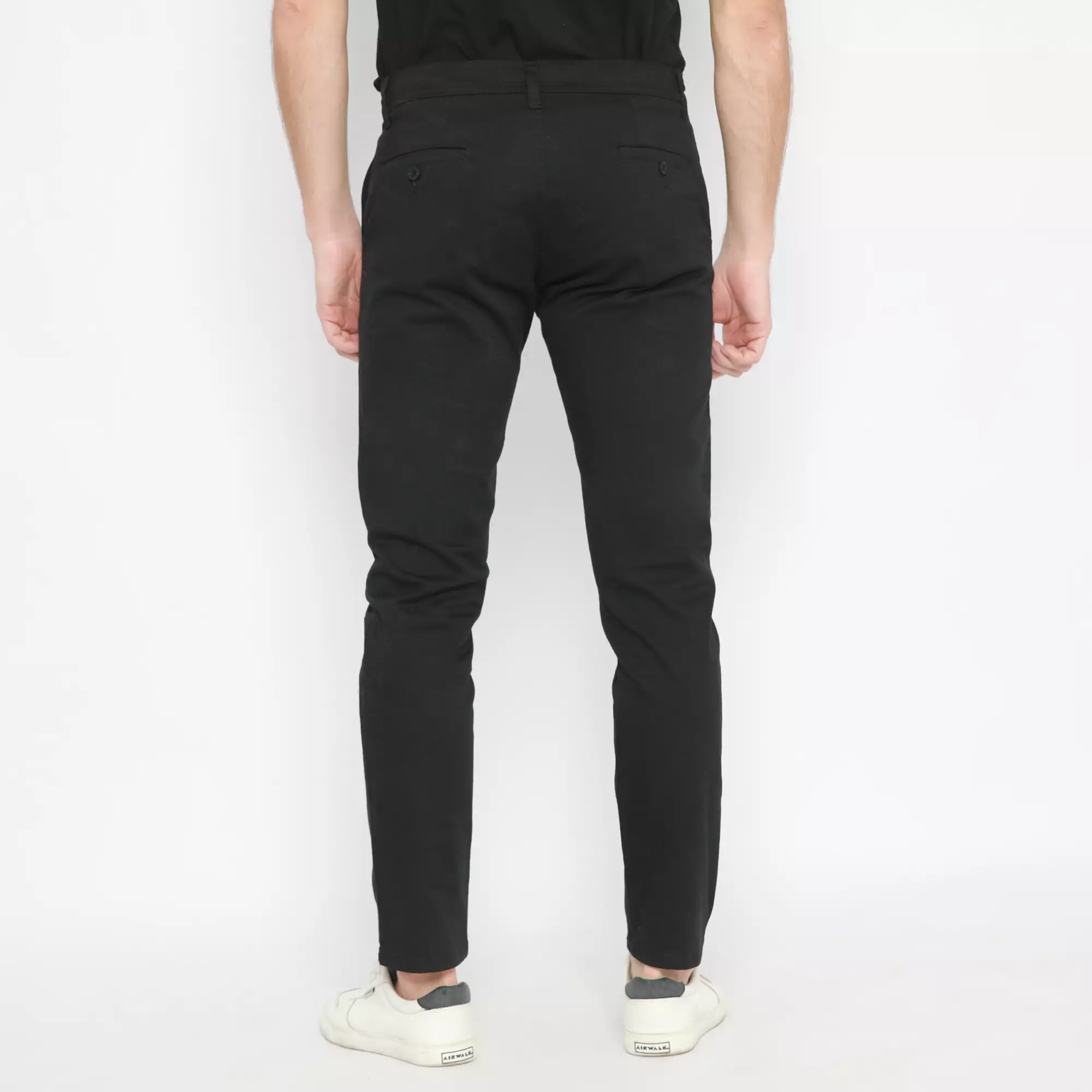 Platini Celana Chino Pria Panjang Black 61516
